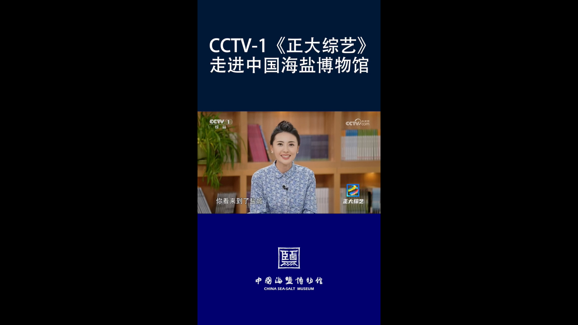 《正大综艺》探馆中盐博！央视镜头揭秘海盐文化传奇